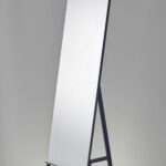 17′ X 17′ X 56.75′ Black  Floor Mirror