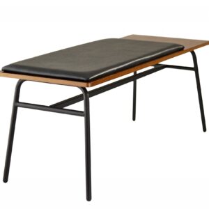 38' X 26' X 18' Espresso Bonded Leather Match Ottoman With Storage