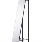 11.75′ X 14.25′ X 58′ Black  Floor Mirror