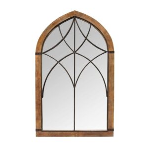 Brushed Titanium Rectangular Full Length Wall Mirror