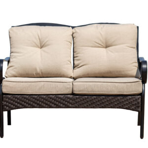 93" Tasteful Light Grey Leather Sofa Set