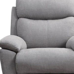 34' X 37' X 41' Brown Bonded Leather Match Swivel Rocker Recliner With Massage