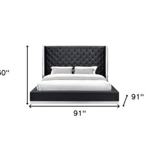 45.5' X 82' X 85' White Wood Twin Bed