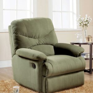34' X 37' X 41' Brown Bonded Leather Match Swivel Rocker Recliner With Massage