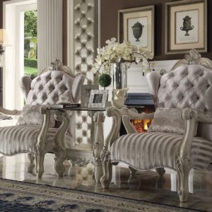 28" X 35" X 31" Camel Leather Accent Chair