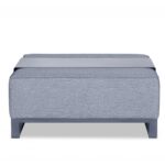 16 X 40 X 36 Gray Acrylic Ottoman