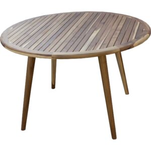 25' X 25' X 18'  Natural Wood Coffee Table