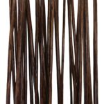 3 Panel Mocha Room Divider with Tri-fold Design