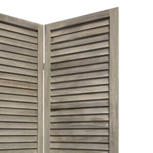 212 x 1 x 71 Metal Grey 6 Panel Screen