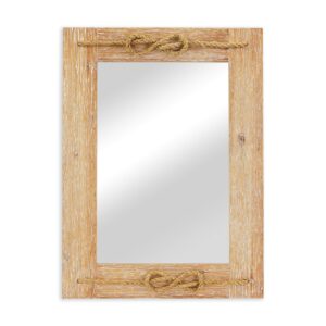 Black Metal Mirror with Shelf