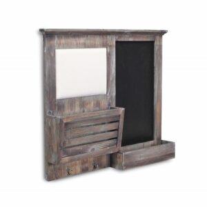 Distressed Gray Wooden Storage Box