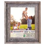 8.5″ x 11″ Natural Weathered Gray Picture Frame