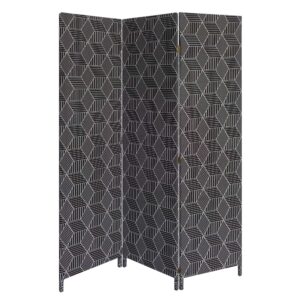 212 x 1 x 71 Metal Grey 6 Panel Screen