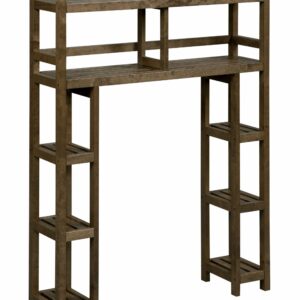 75" Walnut Brown Wooden Floating Shelf