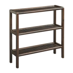 Wooden Mirrored Shelf