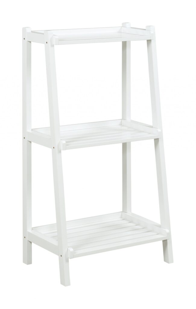 42″ Bookcase with 3 Shelves in White