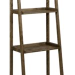 60″ Bookcase with 4 Shelves in Antique Chestnut