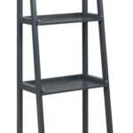 60″ Bookcase with 4 Shelves in Graphite