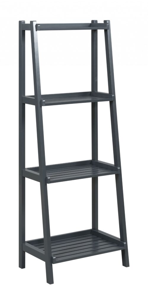 60″ Bookcase with 4 Shelves in Graphite
