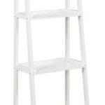 60″ Bookcase with 4 Shelves in White