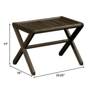 20' X 15' X 30' 2pc Black And Espresso Bar Stool