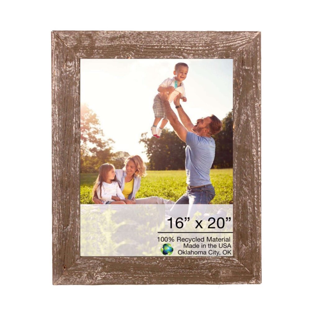 16×20 Rustic Espresso Picture Frame