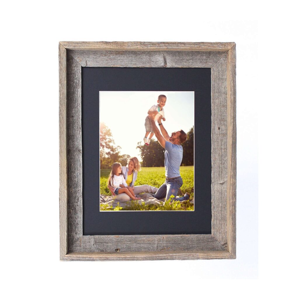 16×20 Rustic Black Picture Frame with Plexiglass Holder