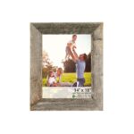 14×18 Natural Weathered Grey Picture Frame with Plexiglass Holder