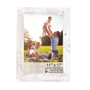 11x14 Rustic Espresso Picture Frame with Plexiglass Holder
