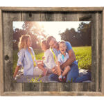 11×14 Weathered Grey Picture Frame with Plexiglass Holder