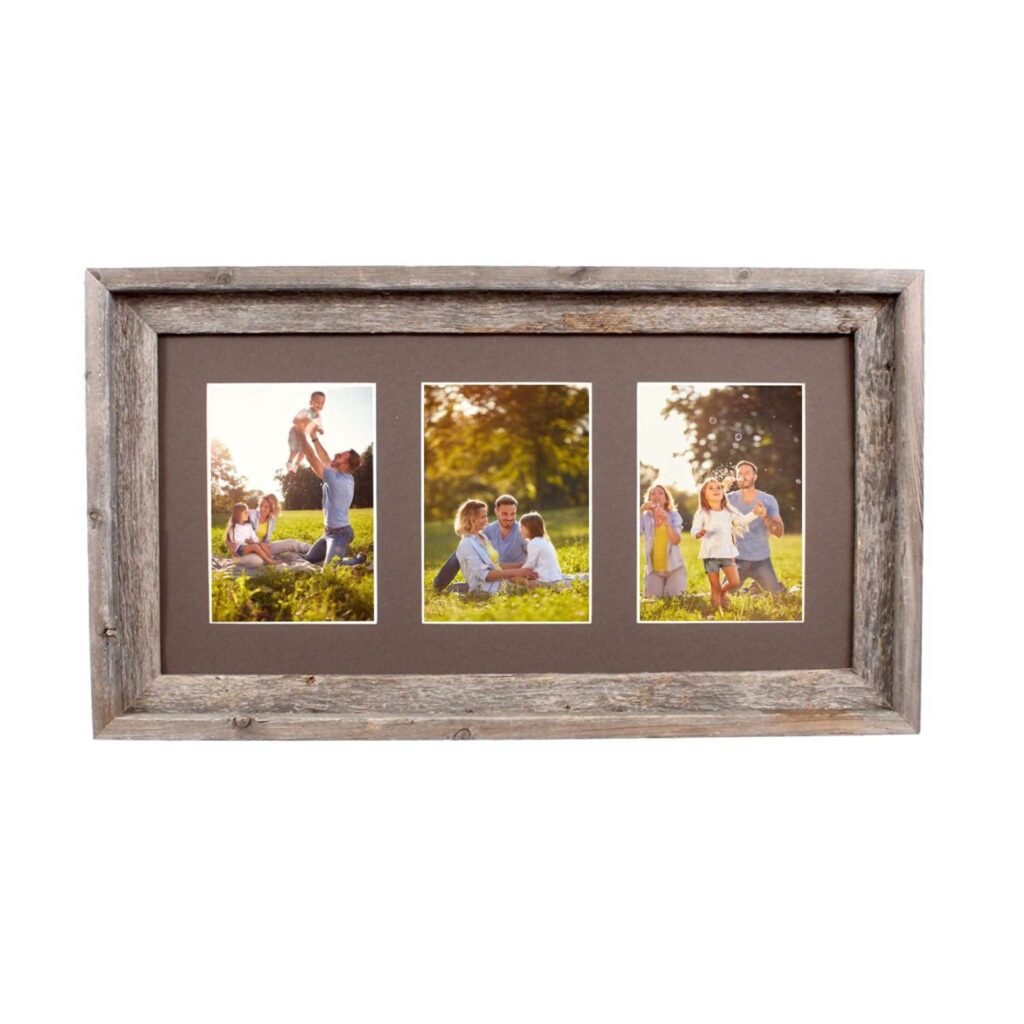 3 – 5×7 Natural Weathered Grey Picture Frame