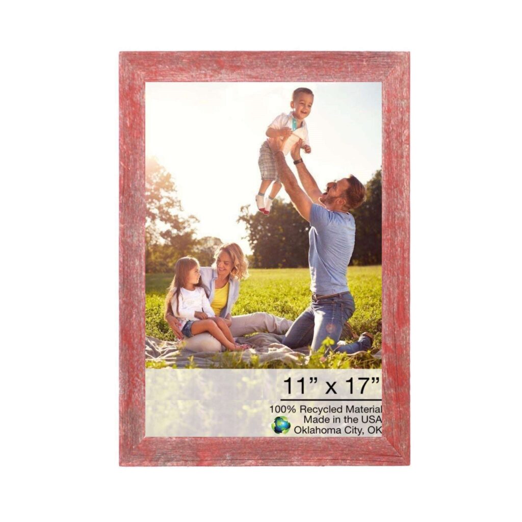 11×17 Rustic Red Picture Frame