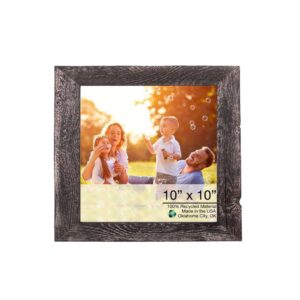 1" x 19" x 1" Brown Wooden  Photo Frame