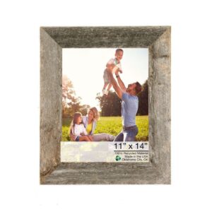 11x14 Rustic Espresso Picture Frame with Plexiglass Holder