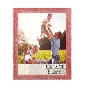 11" x 17" Rustic Farmhouse Rustic Black Wood Frame