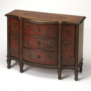 Smokey Oak Bar Cabinet with One Door Panel