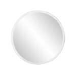 12′ x 12′ Minimalist Round Mirror with Beveled Edge