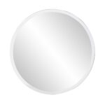 28′ x 28′ Minimalist Round Mirror with Beveled Edge