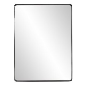 Rectangular Multicolored Wood Framed Mirror