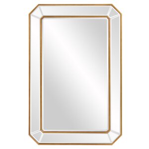 Petite LED Strip Rectangular Wall Mirror