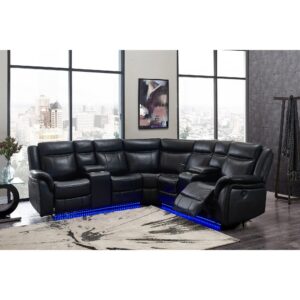 Modern Chocolate Brown Floor Pillow Modular Sectional Sofa