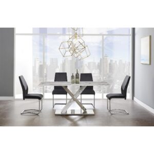 17' X 21' X 46' 2pc Fabric And Dark Bronze Swivel Bar Chair