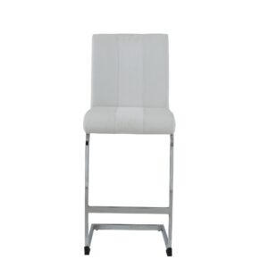 Set of 4 Stainless Steel Square Bar Stool