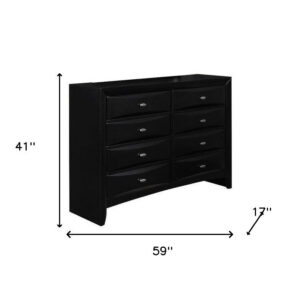 83' X 63' X 65' Espresso Pine Wood Twin XL Over Queen Bunk Bed