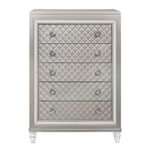 Modern Farmhouse Rectangular Wood and Galvanized Metal Wall Mirror