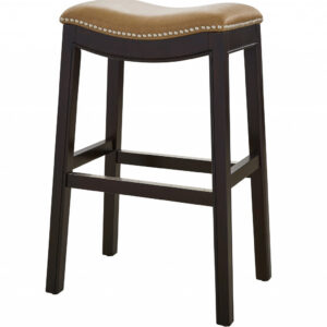 16.5 X 20 X 32-42 White Stainless Steel Bar Stool