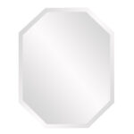 Octagonal Minimalist Frameless Mirror