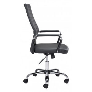 Premium Black Steel Black Cushion Chaise Lounge
