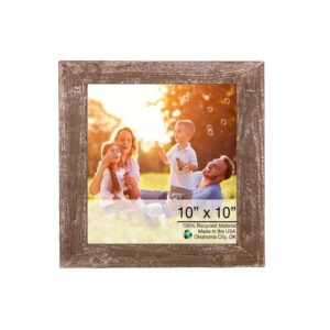 1" x 19" x 1" Brown Wooden  Photo Frame