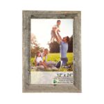 12″ x 24″ Rustic Farmhouse Gray Wood Frame